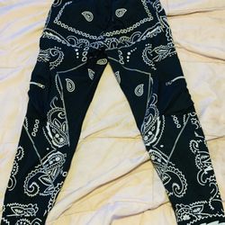 Paisley Bandana Joggers (Negotiable)