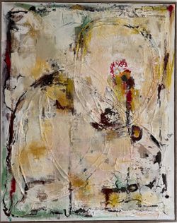 Original Abstract Mixed Media Painting on Canvas
