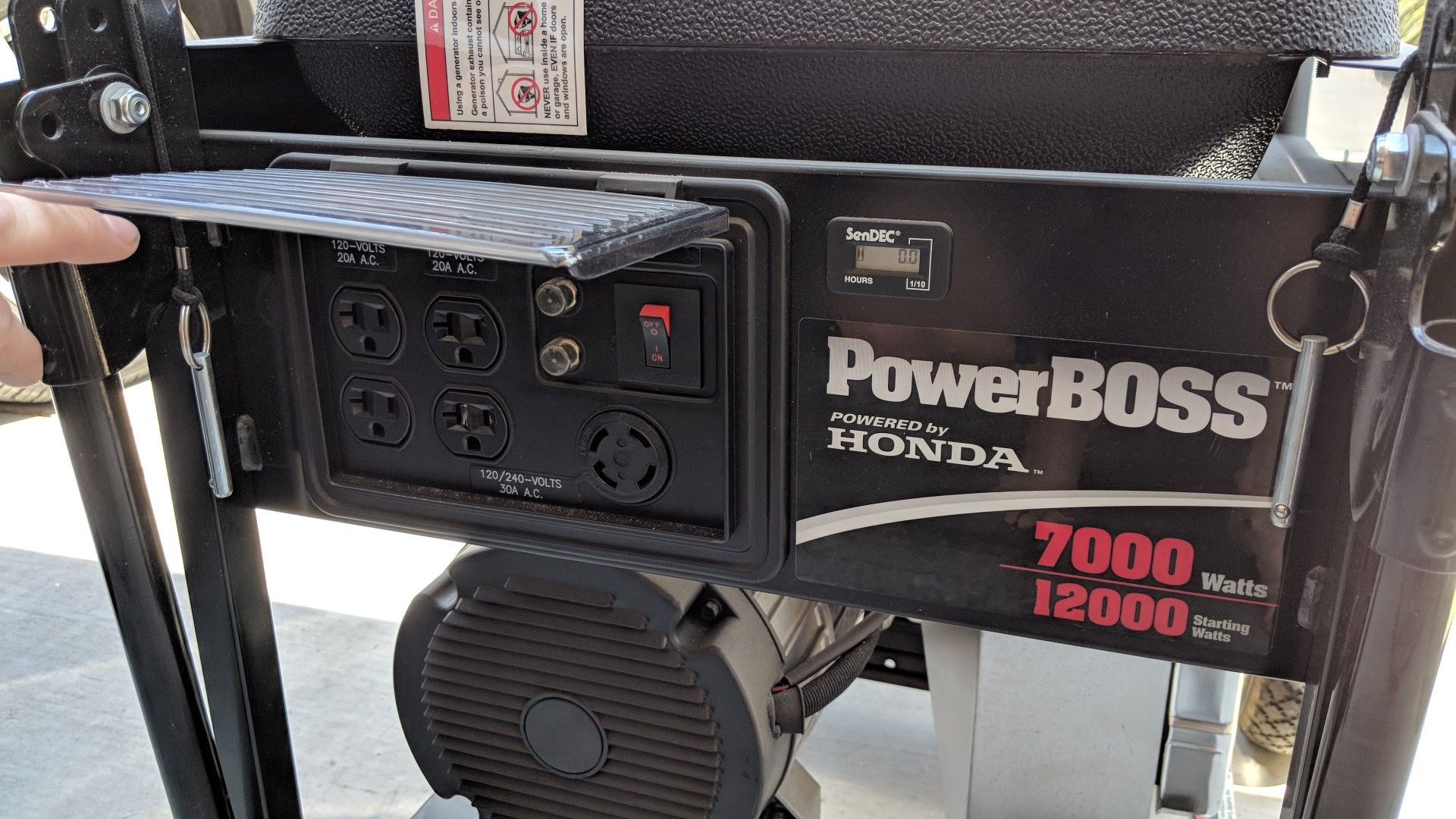 Honda Powerboss Generator 7000w 12,000 Starting Watts 00.00 HOURS