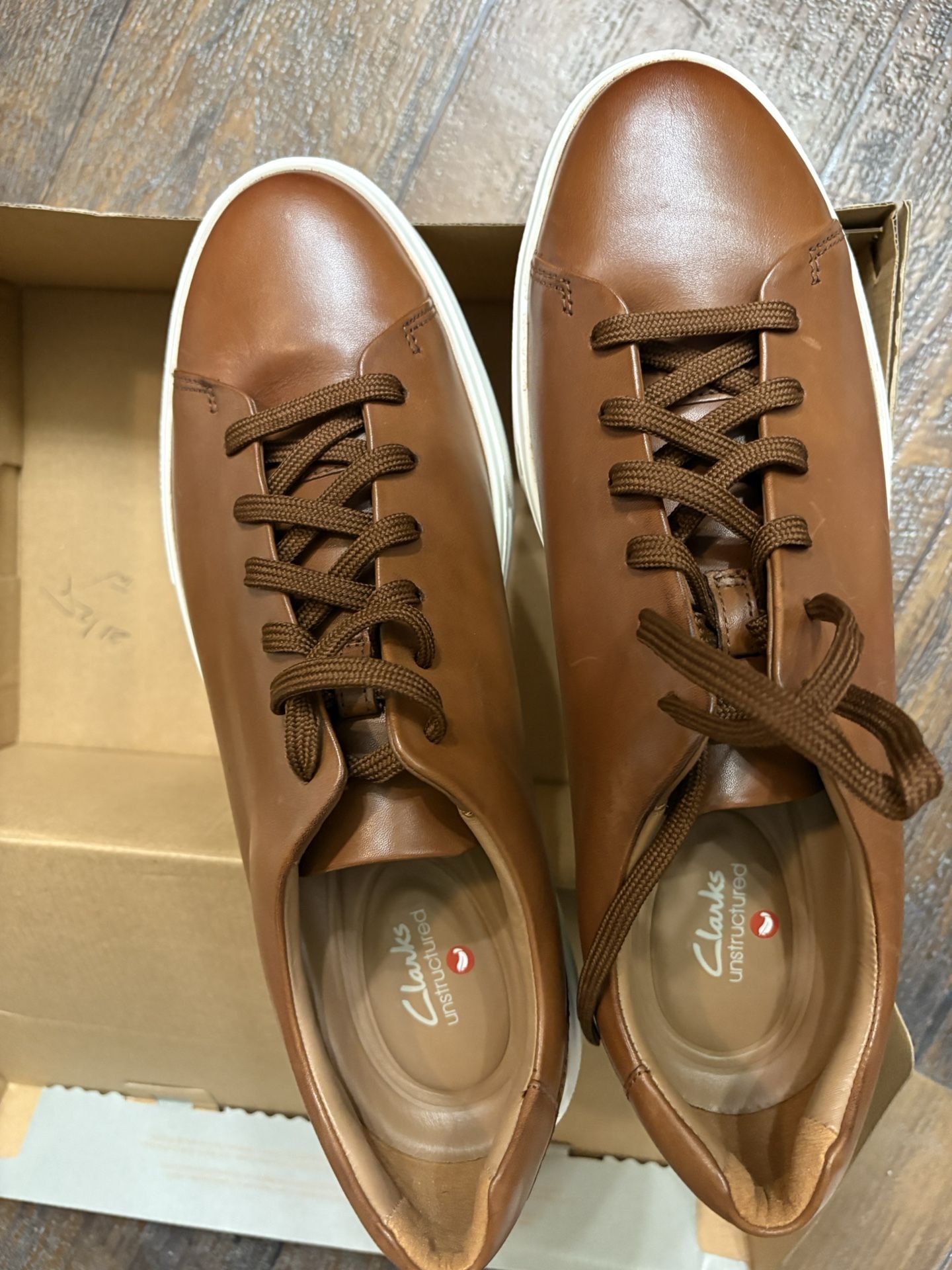 Tan Leather Sneakers