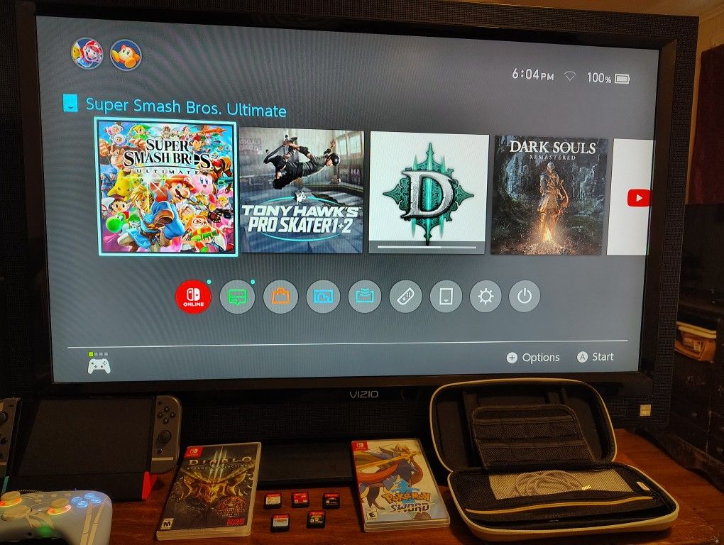 Limited edition super smash bros ultimate OLED Nintendo switch