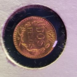 1945 2 Pesos Mexicanos 