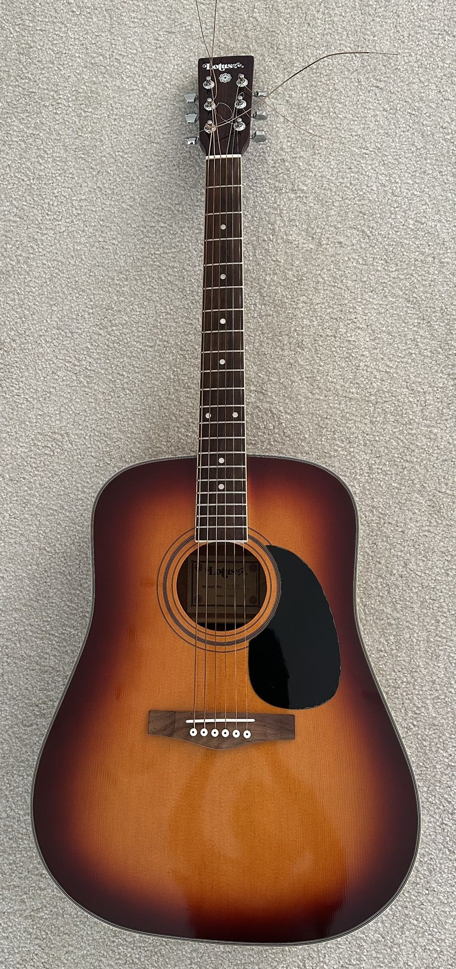 Lotus Acoustic Guitar Model No. L-95TB