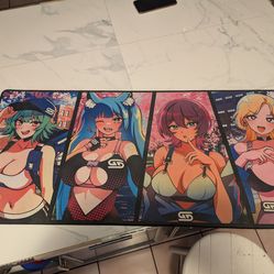Gamer Supps Anime Girl Desktop Mat
