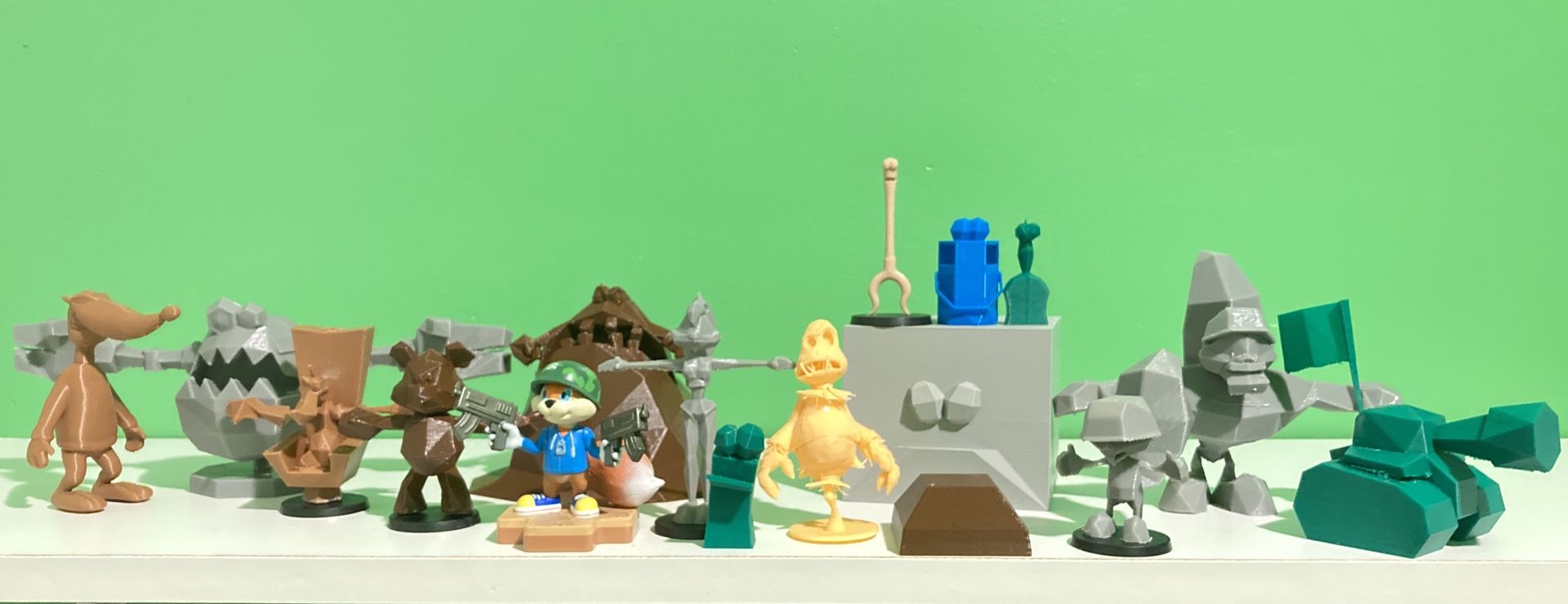 Conker’s Bad Fur Day Figures Nintendo 64