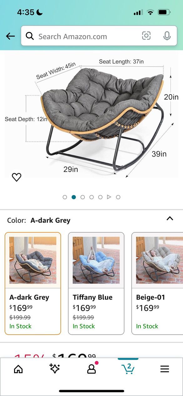 Brand New Inbox-outdoor recliner chair