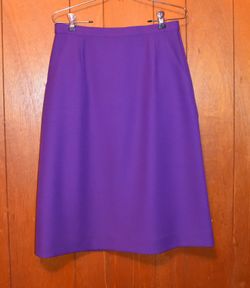Vintage Purple Levi Strauss Bend Over Skirt Made in USA