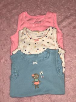 Tank top baby girl onesies Size 3 months
