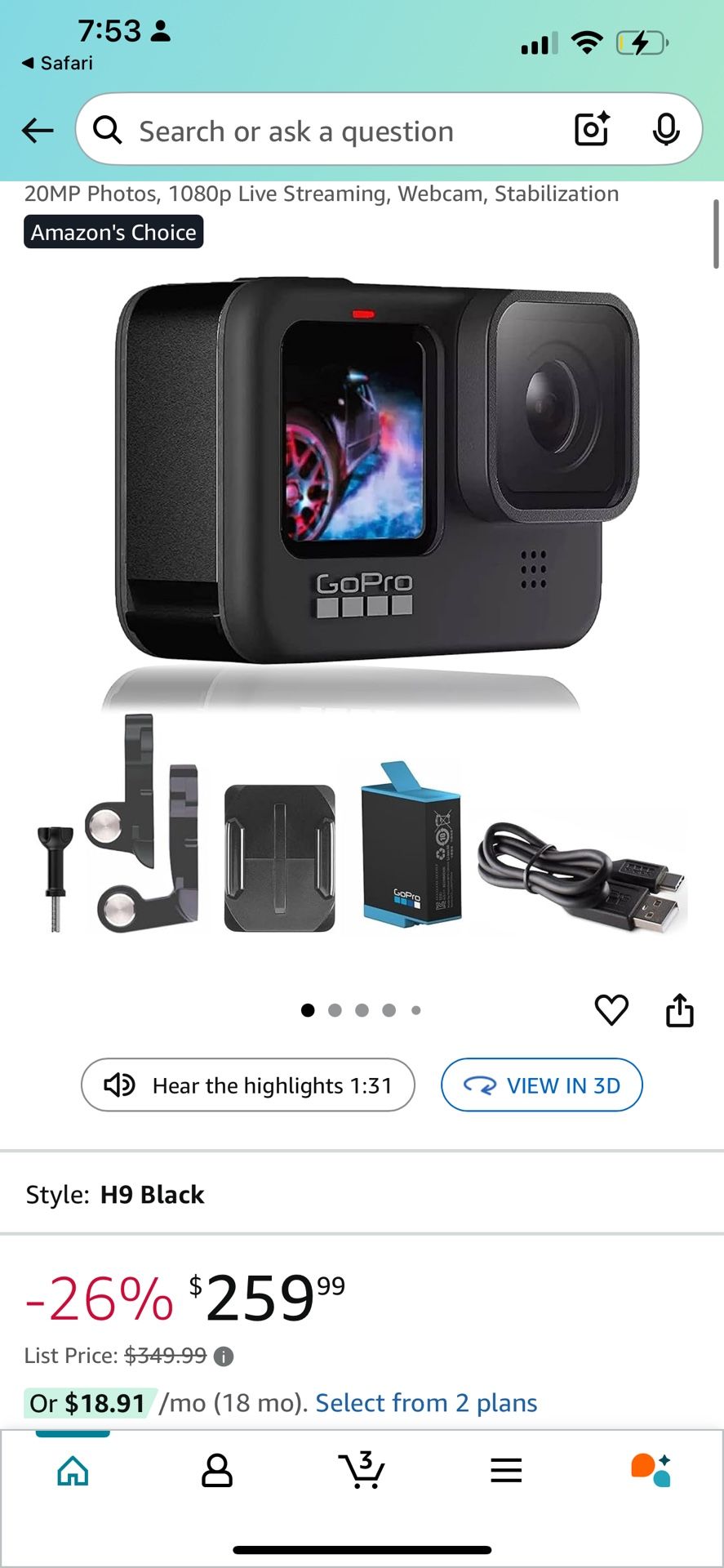 Go Pro 9