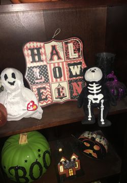 Halloween beanie babies