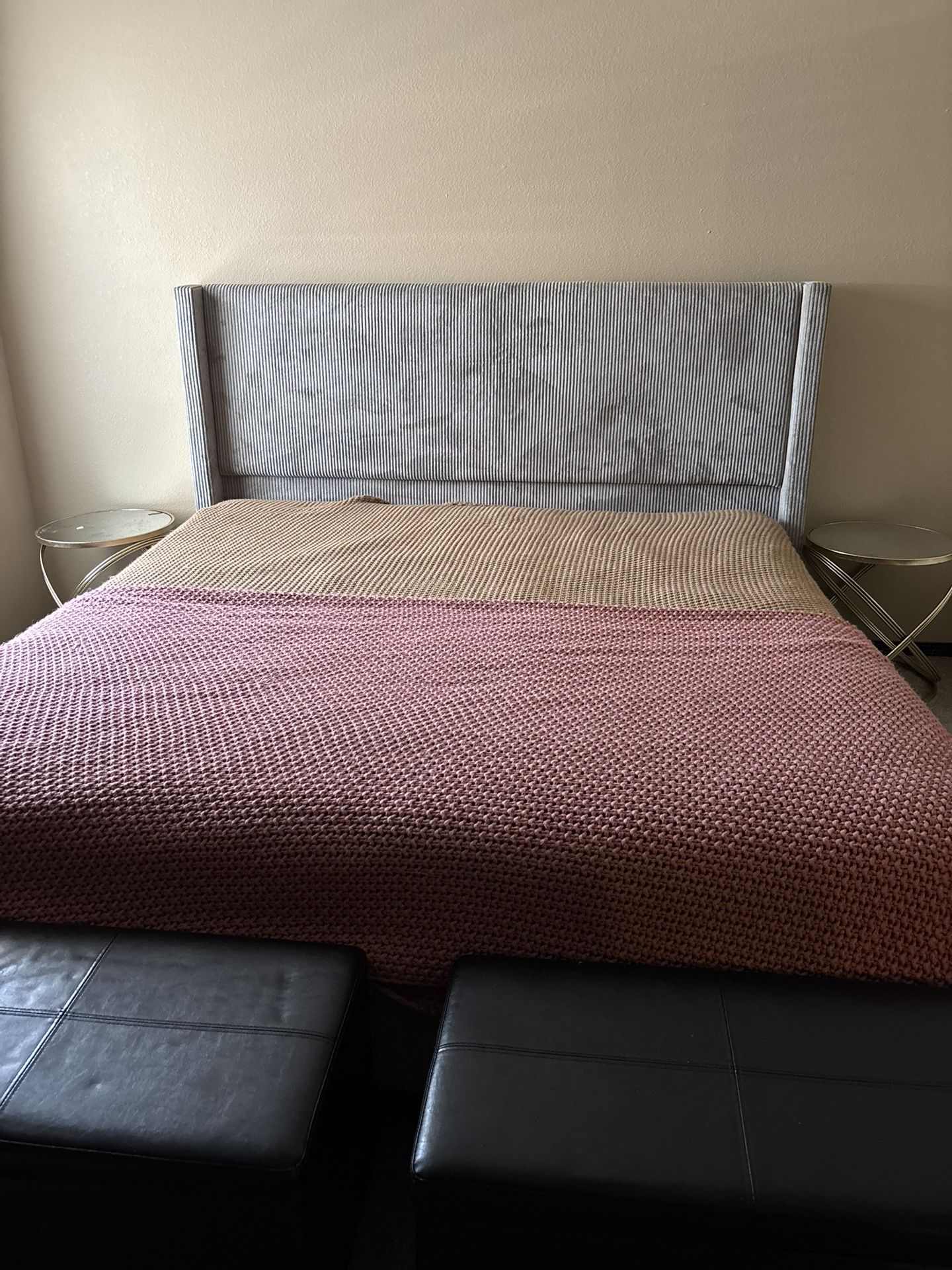 King Bed Frame & Mattress
