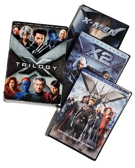X-Men Trilogy DVD Box Set Xmen + X2 United + The Last Stand Sci-fi Family Action 3 Superhero Movie