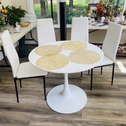 White Kitchen Table 