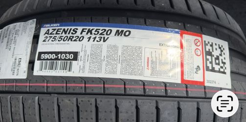 4 Brand New FALKEN AZENIS FK520 MO 275/50R20 113V Tires -