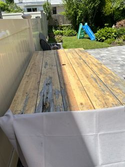 Teak table