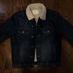 Aeropostale Denim Sherpa Jacket 