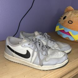 Jordan 1 Low Golf Wolf Grey White Mens US Size 11