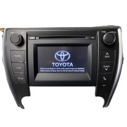 2015-2017 TOYOTA CAMRY RADIO TOUCH SCREEN CD PLAYER ENTUNE OEM FACTORY 100614