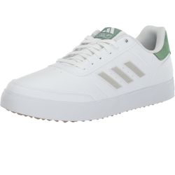 EUC Adidas Men's Retrocross 24 Spikeless Golf Shoes White/green 9.5