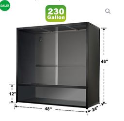 PVC reptile enclosure