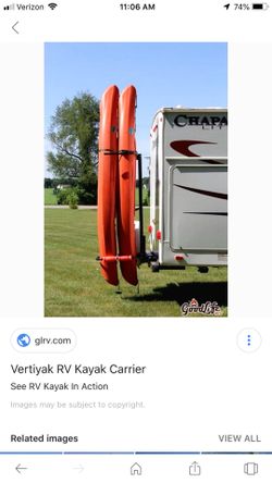 Vertiyak kayak discount rack for rvs