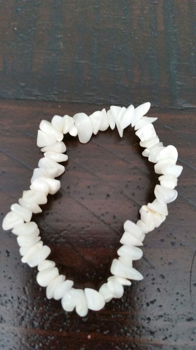 White bracelet