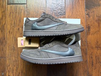 Jordan 1 Travis Scott Velvet Brown Size 14