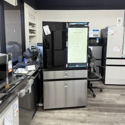 🔥 Samsung BESPOKE Stainless Steel AI Family Hub Refrigerator XL Screen🔥 Auto-Open Doors 🔥 FINANCING AVAILABLE 🔥