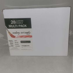 28 Multi Pack Of Canvas Panels 