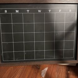 chalkboard calendar 