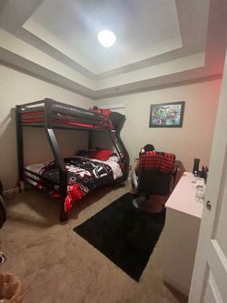 Metal Twin over Full Bunk Bed Frame