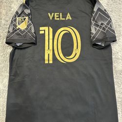 Adidas LAFC Home Black Carlos Vela Jersey Size Medium!