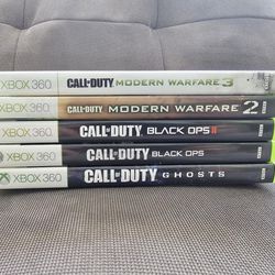 Call Of Duty Bundle For X Box 360 Games