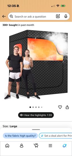 2 Person Portable Sauna
