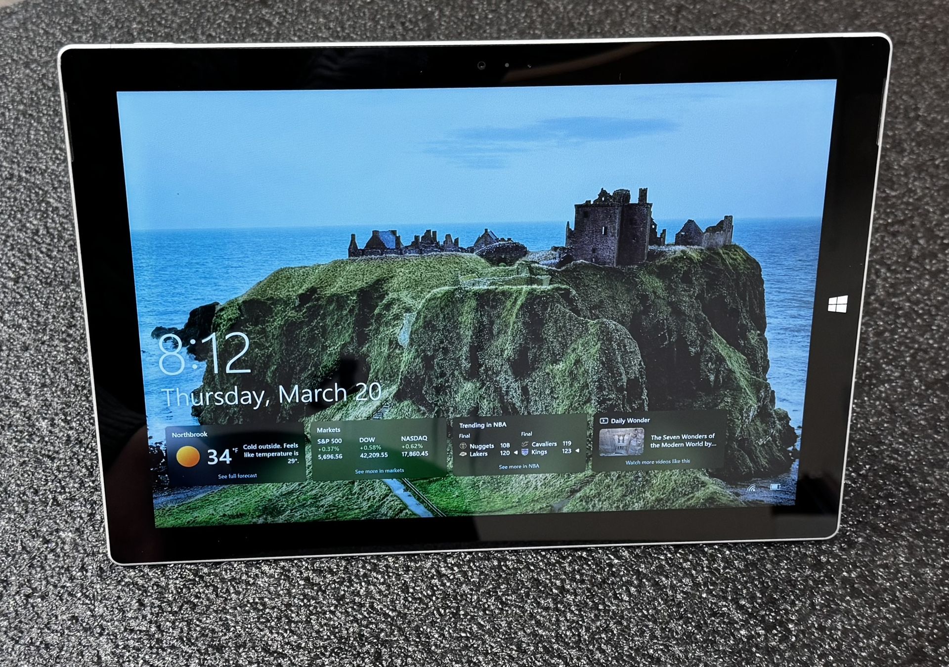 Microsoft Surface Pro 3 1631 256GB i7 46500 CPU 8GB Win 10 Pro Tablet