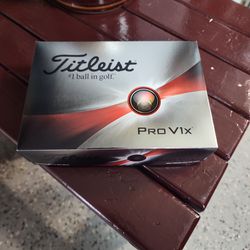 Titleist ProV1x Golf Balls Box