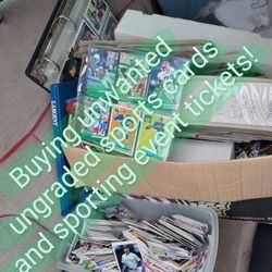 Buying Unwanted And Ungraded Sports Cards And Sporting Event Tickets