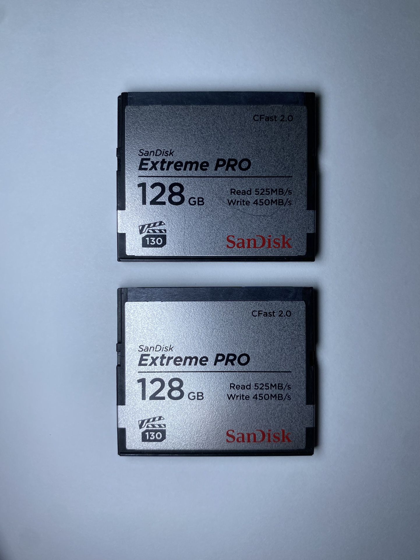 Sandisk Extreme PRO 128GB (x2) CFast 2.0 Memory Cards