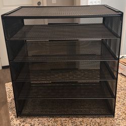 Five Tier Metal File Organizer