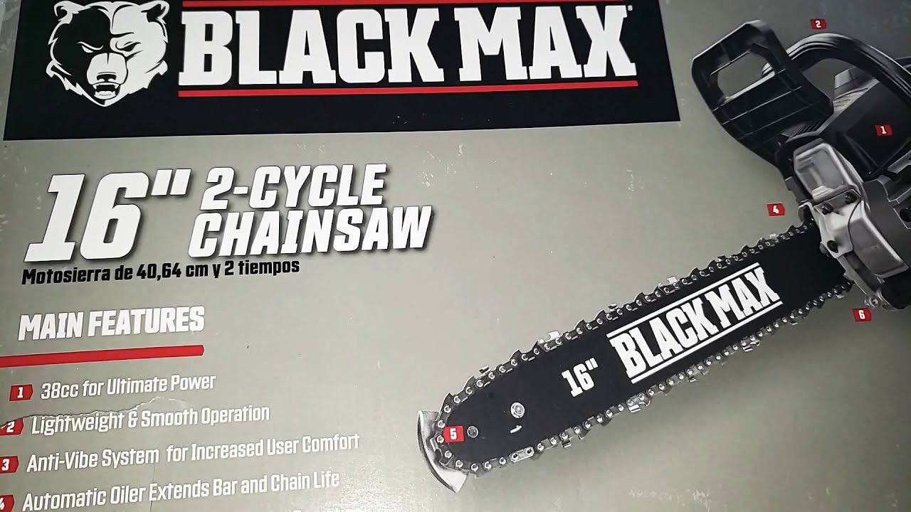 16"BLACK MAX CHAINSAW  