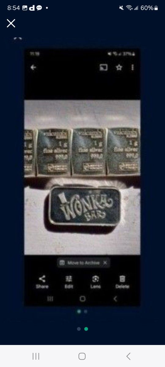 2g Silver Bundle [1g Wonka Chocolate Bar] 1g Valcambi Bar 