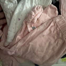 2 Honest Brand Baby Girl Pants 0/3months