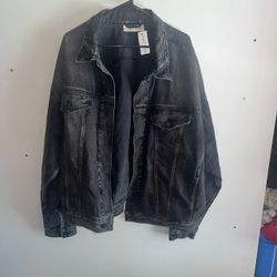 Fear of God Black Washed Denim Jacket