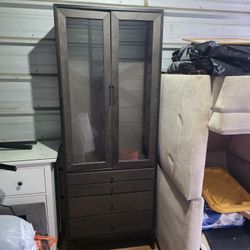 Tall Storage Cabinet / Display Cabinet