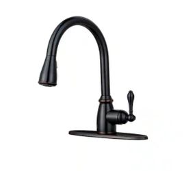 Pfister Canton Pull-Down Kitchen Faucet Tuscan Bronze