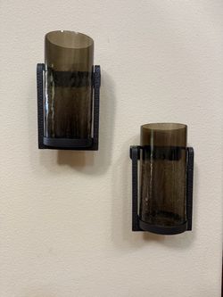 2 wall candle holder (flower holder)