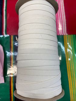 3/8 of elastics white