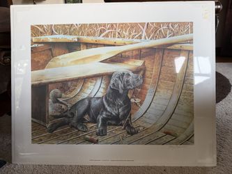 Jerry Gadamus “Kindergartner” Signed Limited Edition Black Lab Print #19/600