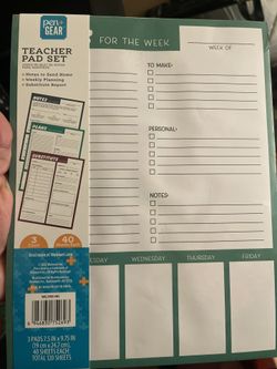 Note Pads For Teacher 