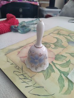 Bone China handle bell.